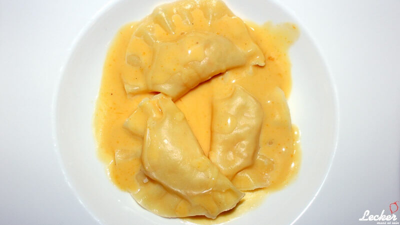 Garnelen-Ravioli