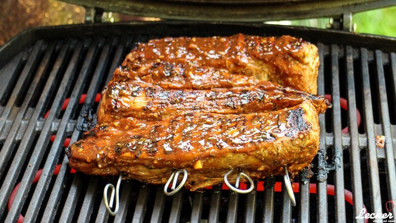 Schweinefilets vom Grill mit BBQ-Sauce