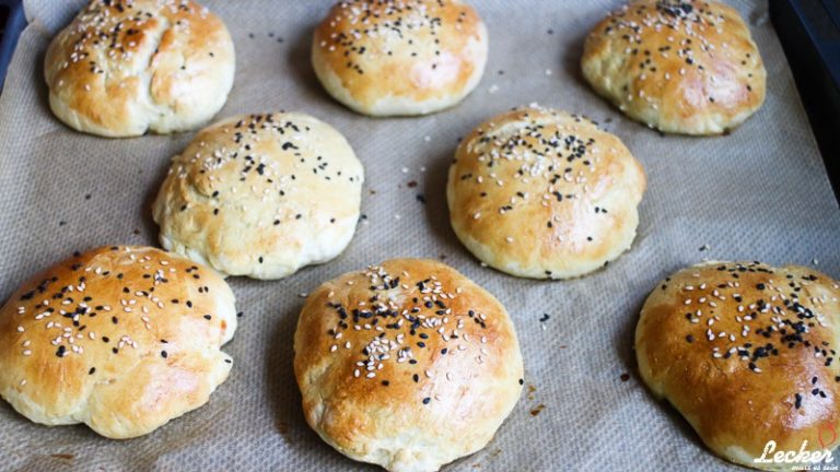 Mein Burger Bun Rezept - fertige Buns