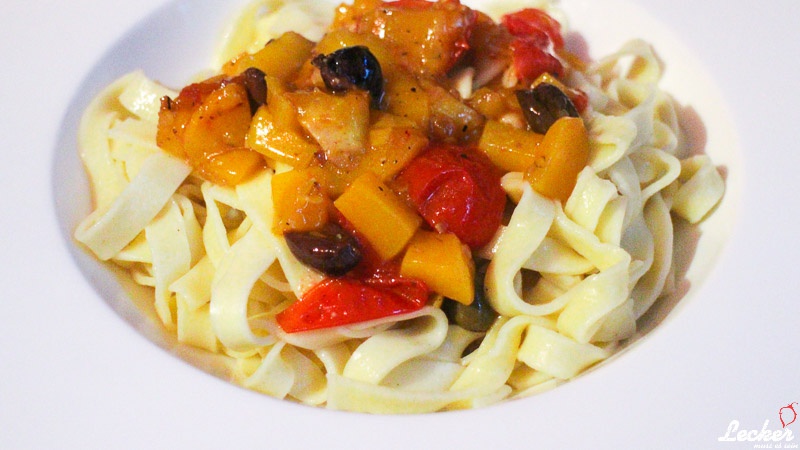 Pasta mit Mango