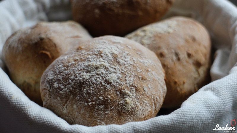 Schneebrötchen - Brötchen selber backen