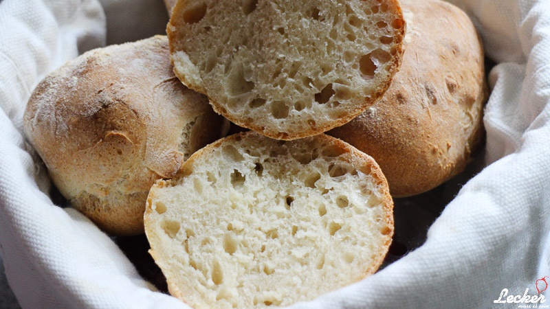 Schneebrötchen - Brötchen selber backen