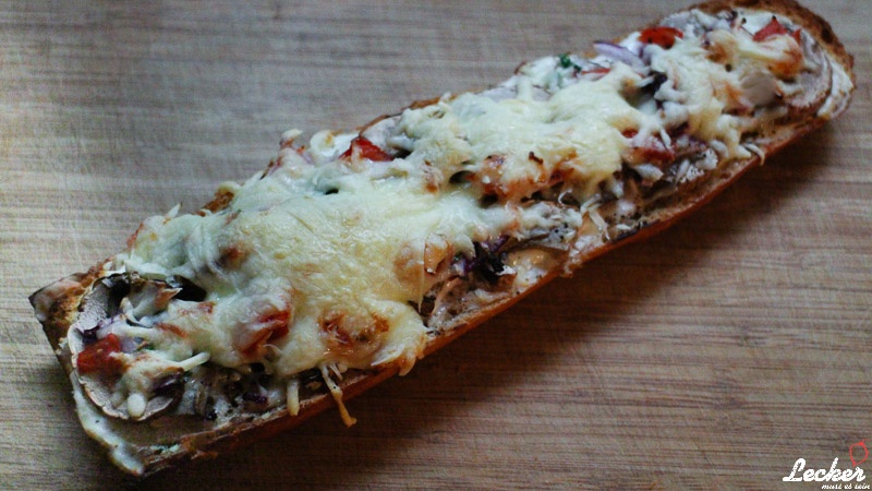 Bistro Baguette mit Champignons - Leckere Koch &amp; Grill Rezepte