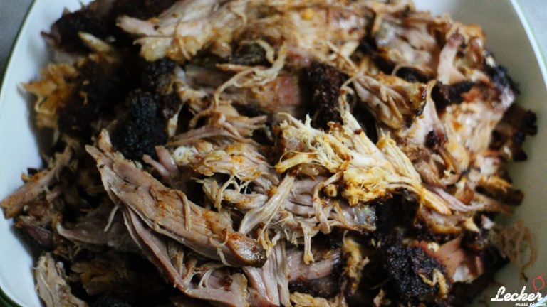 Pulled Pork vom Elektrogrill - Gepullt