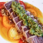 Thunfisch Tataki mit Chili-Tapenade