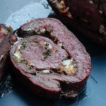 Gegrillter Rollbraten vom Flanksteak