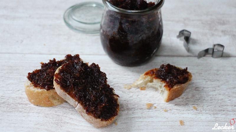 Selbst gemachte Bacon Marmelade Jam