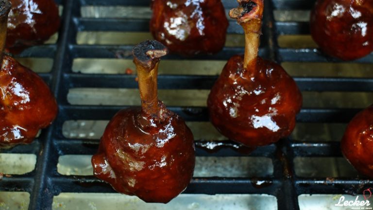 Chipotle Mango Chicken Lollipops - 2. Grillen