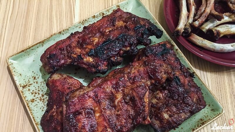 40-40-40 Spareribs vom Gasgrill