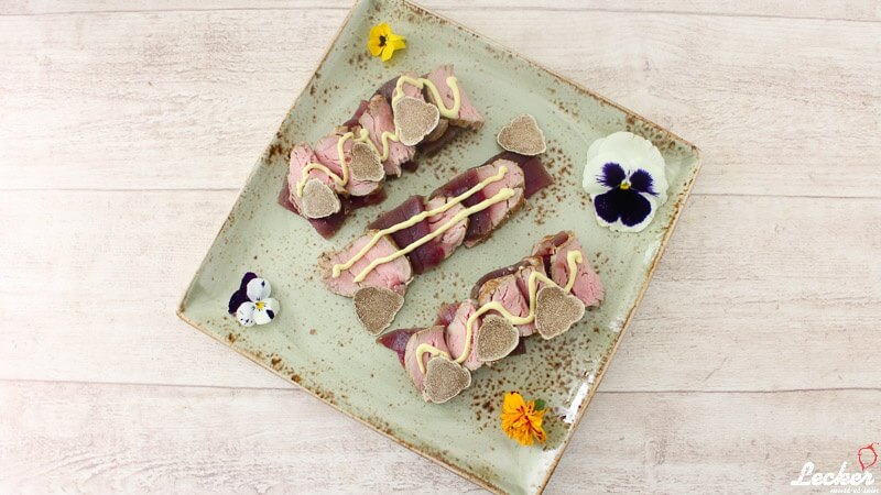 Vitello Tonnato mit Trüffelmayonnaise