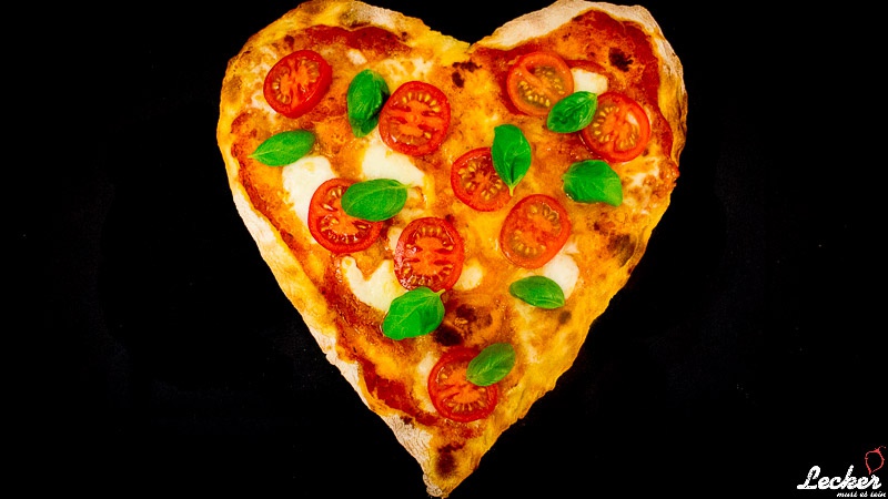 Valentinstag Pizza