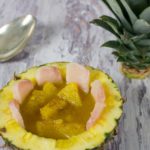 Ananas-Maracuja-Süppchen mit Cobia