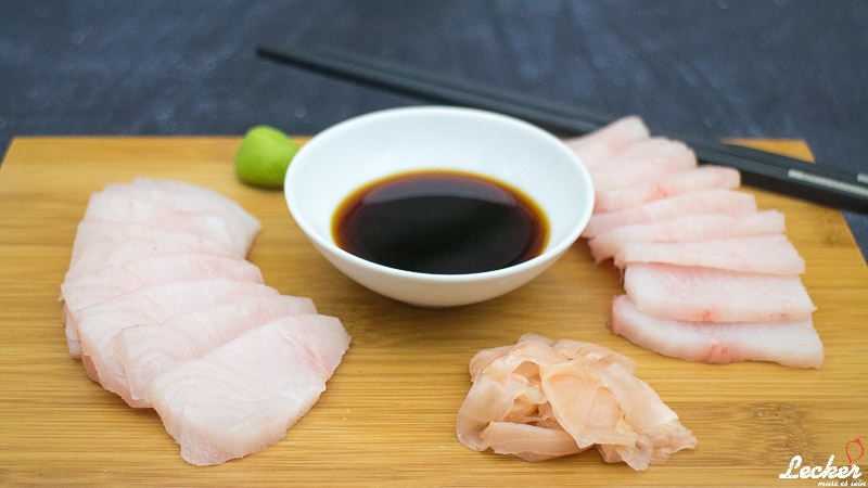 Sashimi vom Cobia