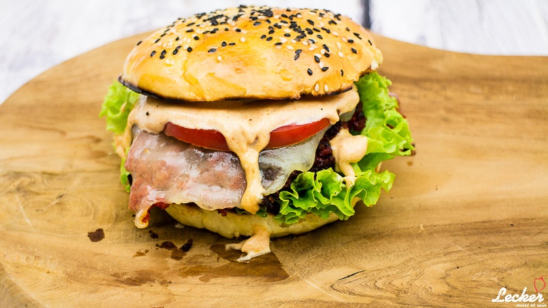 Chorizo Burger mit Manchego