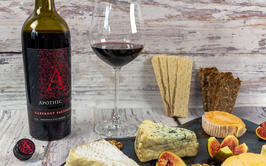 Apothic Cabernet Sauvignon Wein und Käse eine perfekte Kombination