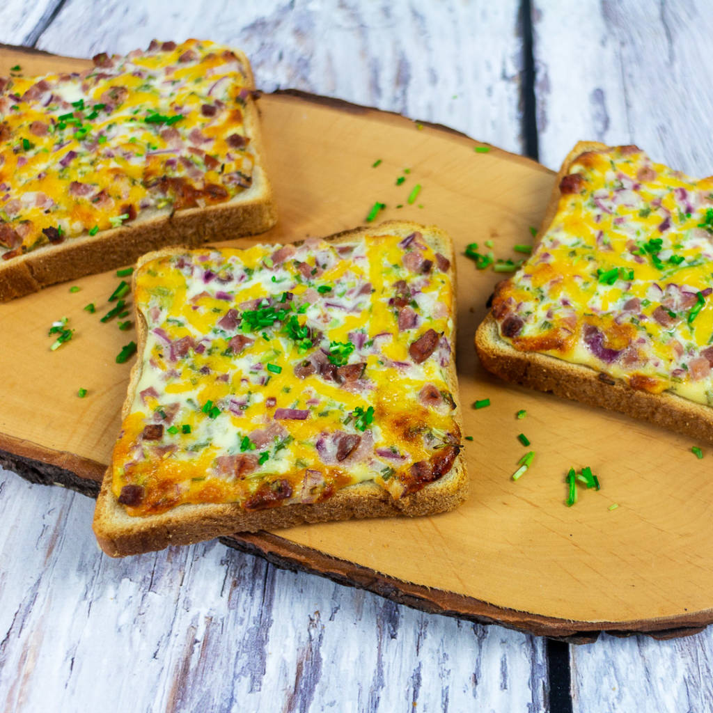 Flammkuchen Toast - Leckere Koch &amp; Grill Rezepte