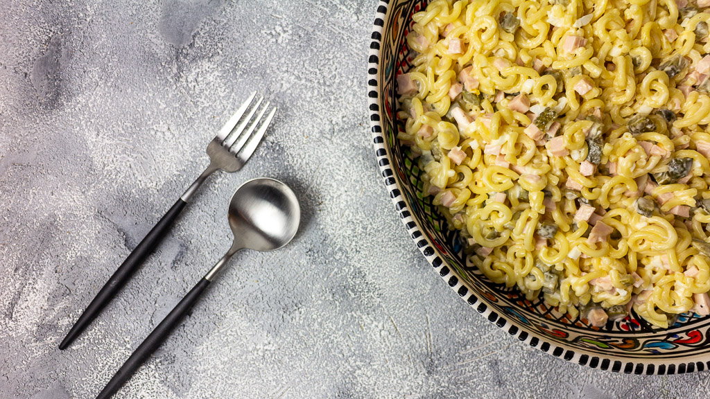 Nudelsalat mit Mayonnaise von meiner Oma