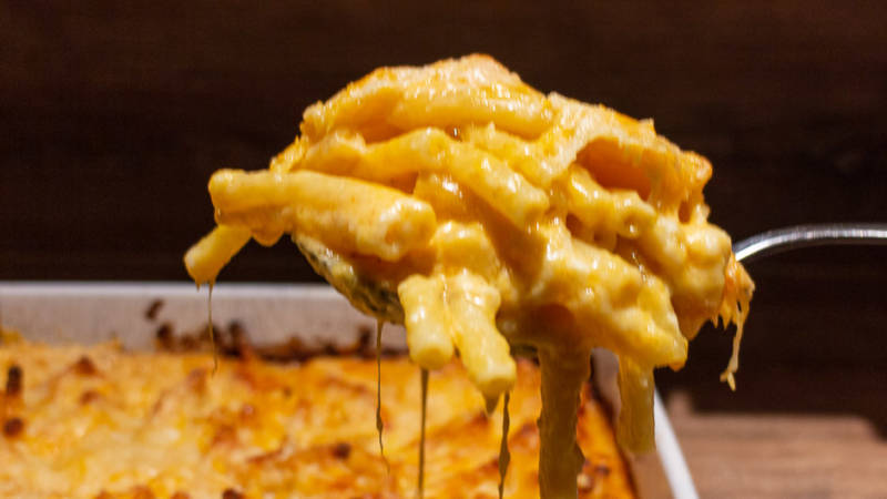 Amerikanische Mac and Cheese