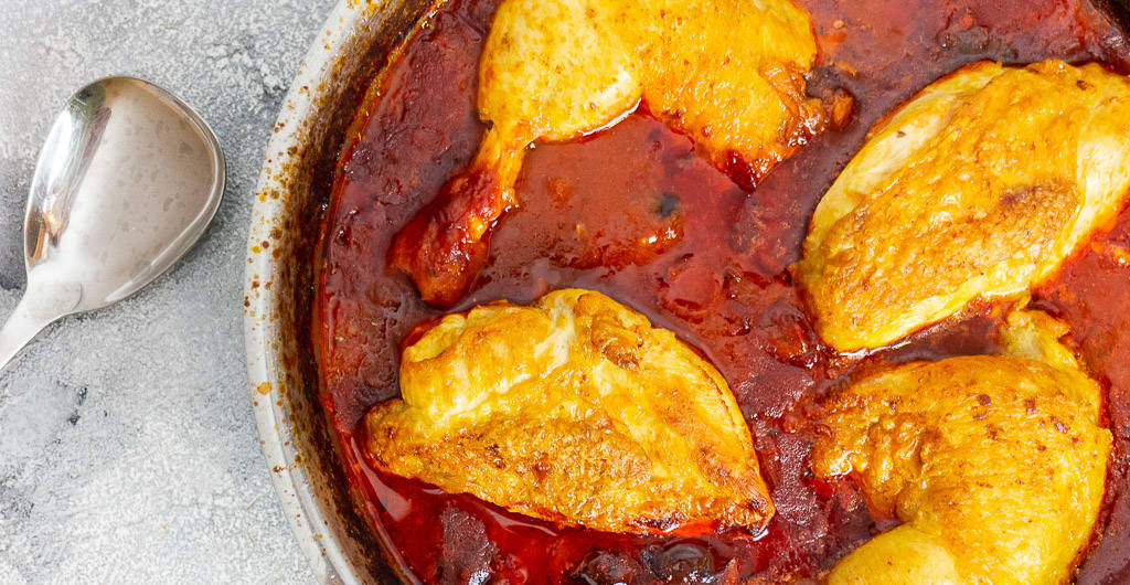 Italienisches Hähnchen im Backofen