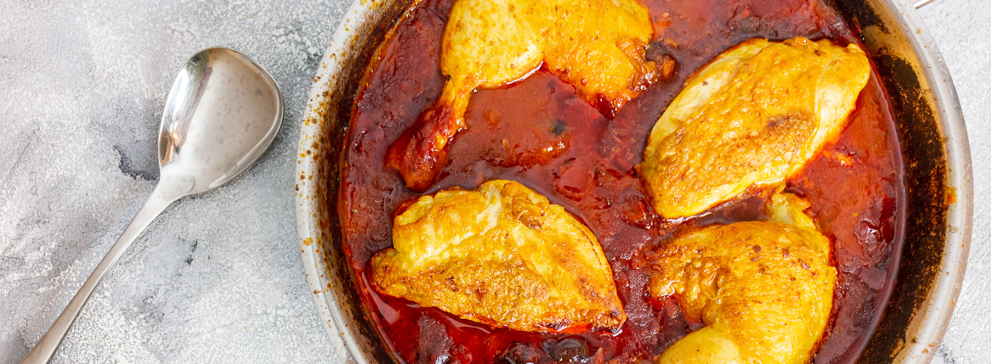 Italienisches Hähnchen im Backofen