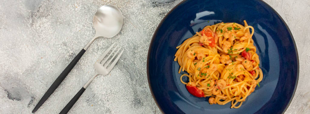 Leckere Pasta mit Krabben - Leckere Koch &amp; Grill Rezepte