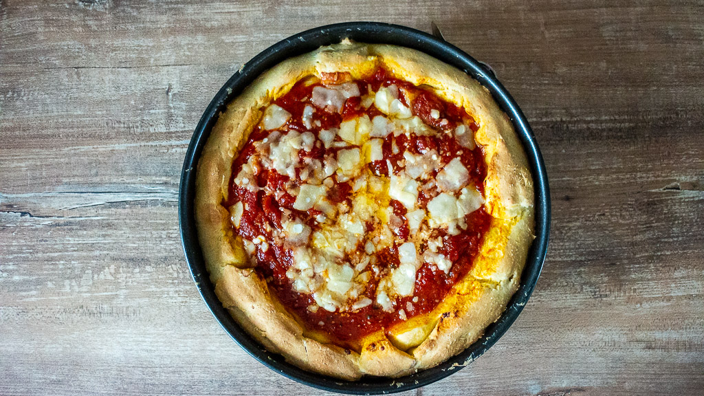 Chicago Style Deep Dish Pizza