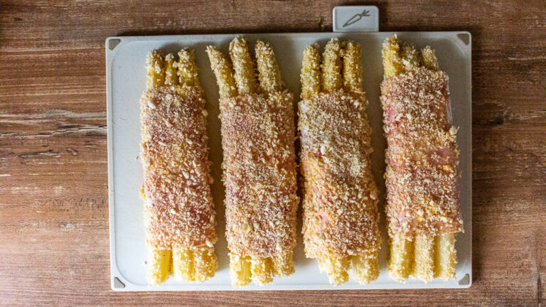 Spargel-Cordon-Bleu - Spargel mal anders - paniert