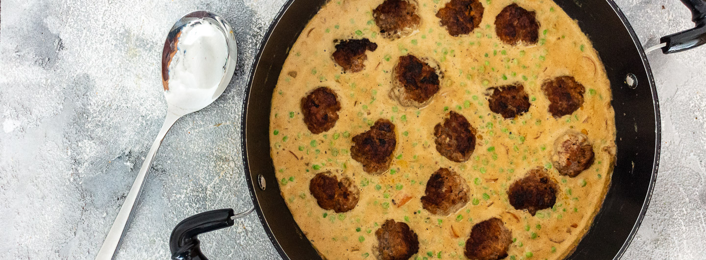 Einfacher Wikingertopf mit Hackbällchen zum Selberkochen