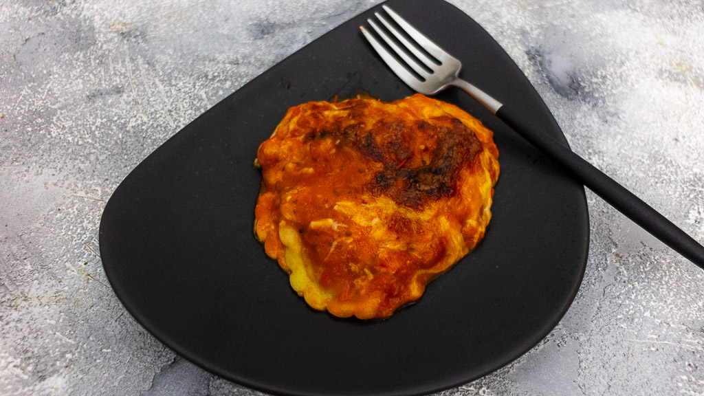 Schneller Ravioliauflauf mit Tomatensauce