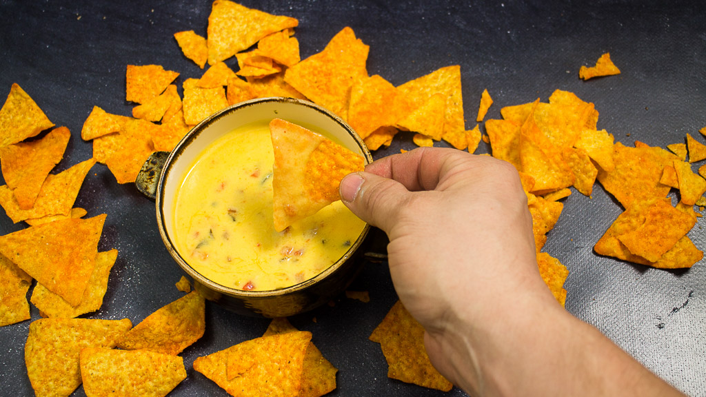 Käse Dip wie im Kino - Chile con Queso