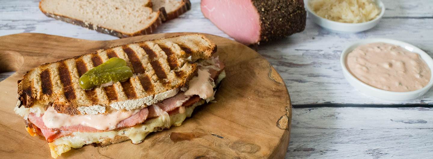 Amerikanisches Reuben Sandwich - Der große Glander Blogparade