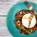 Burrata auf Tomatensalat